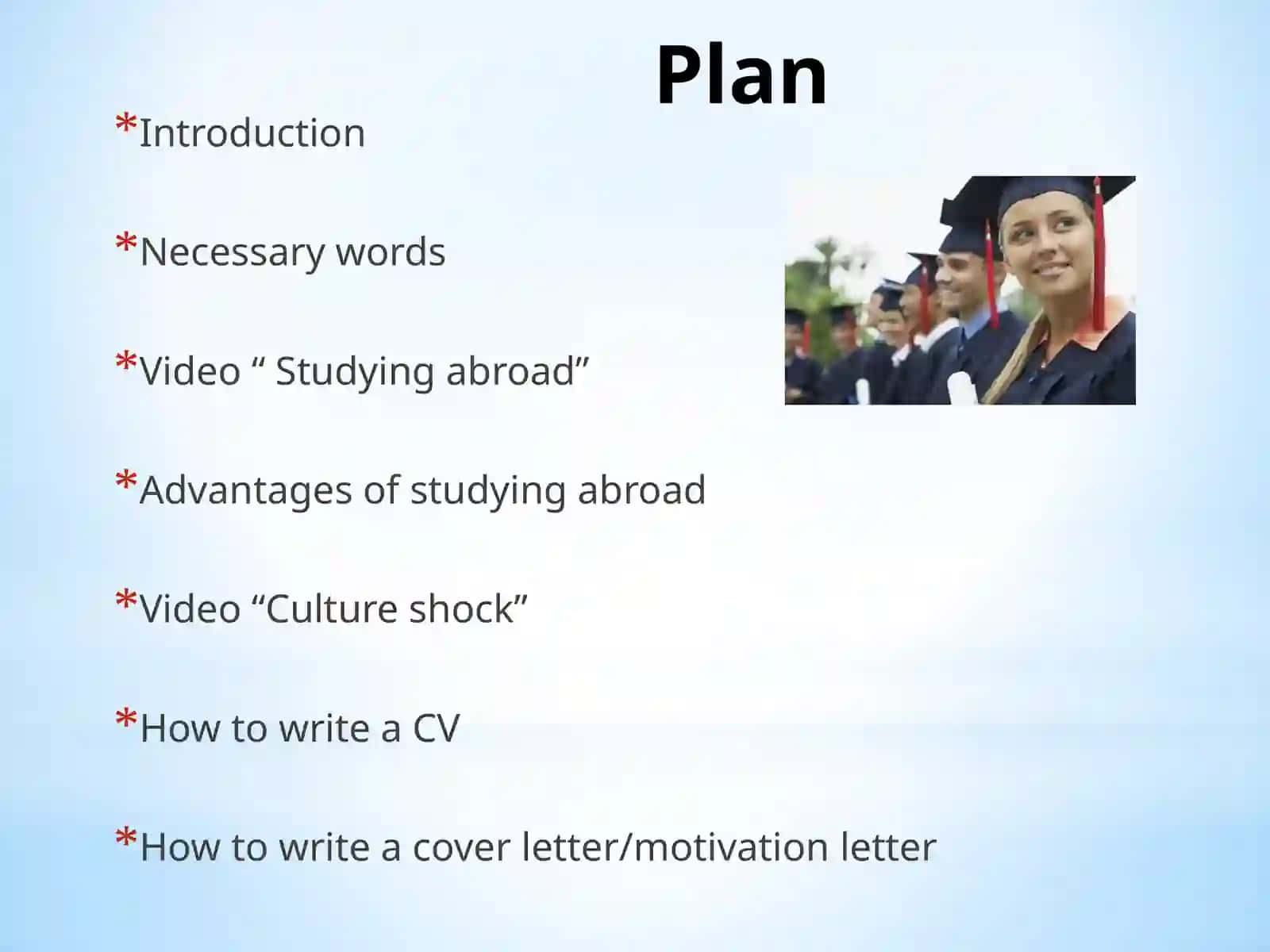 Studying abroad 2