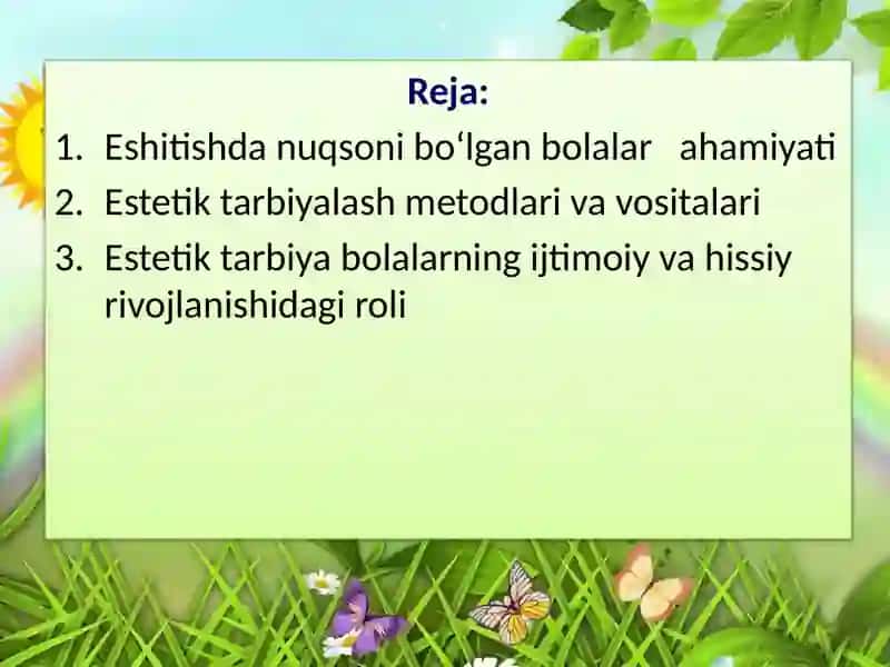 Eshitishda nuqsoni bo'lgan bolalar 2