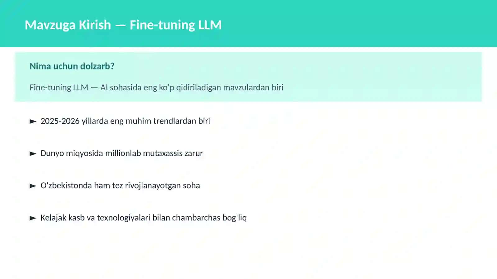 GENERATIVE AI VA LLM 2