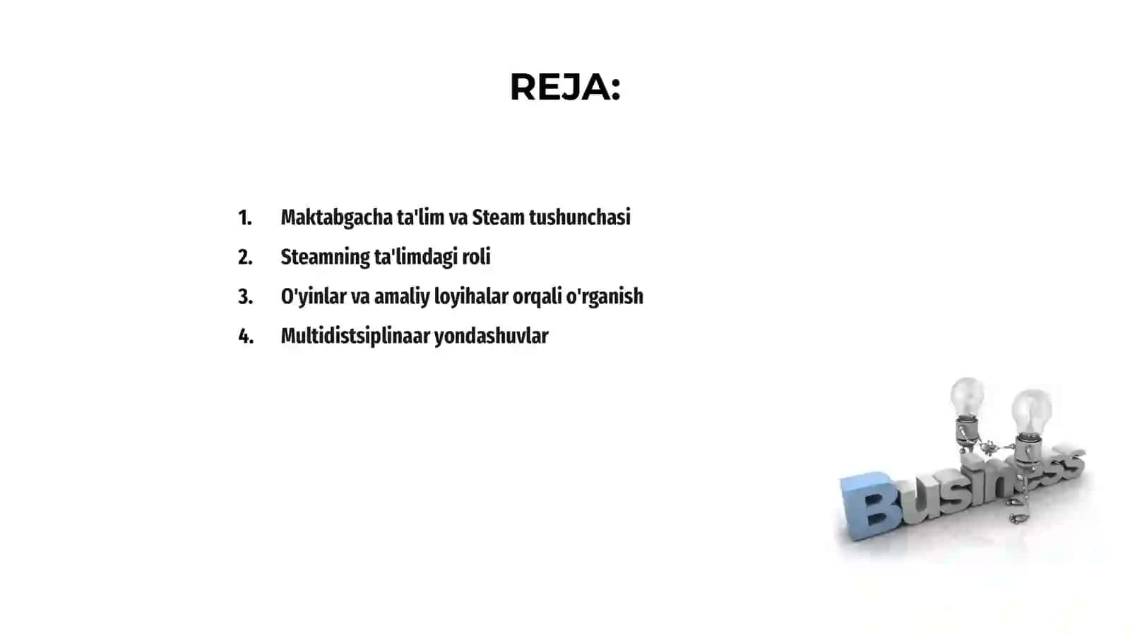 Maktabgacha taʼlimda Steamning órni 2