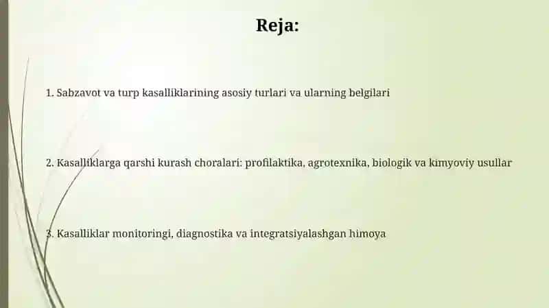 Sabzi va sholgʻom kasalliklari va ularga qarshi kurash choralari 2