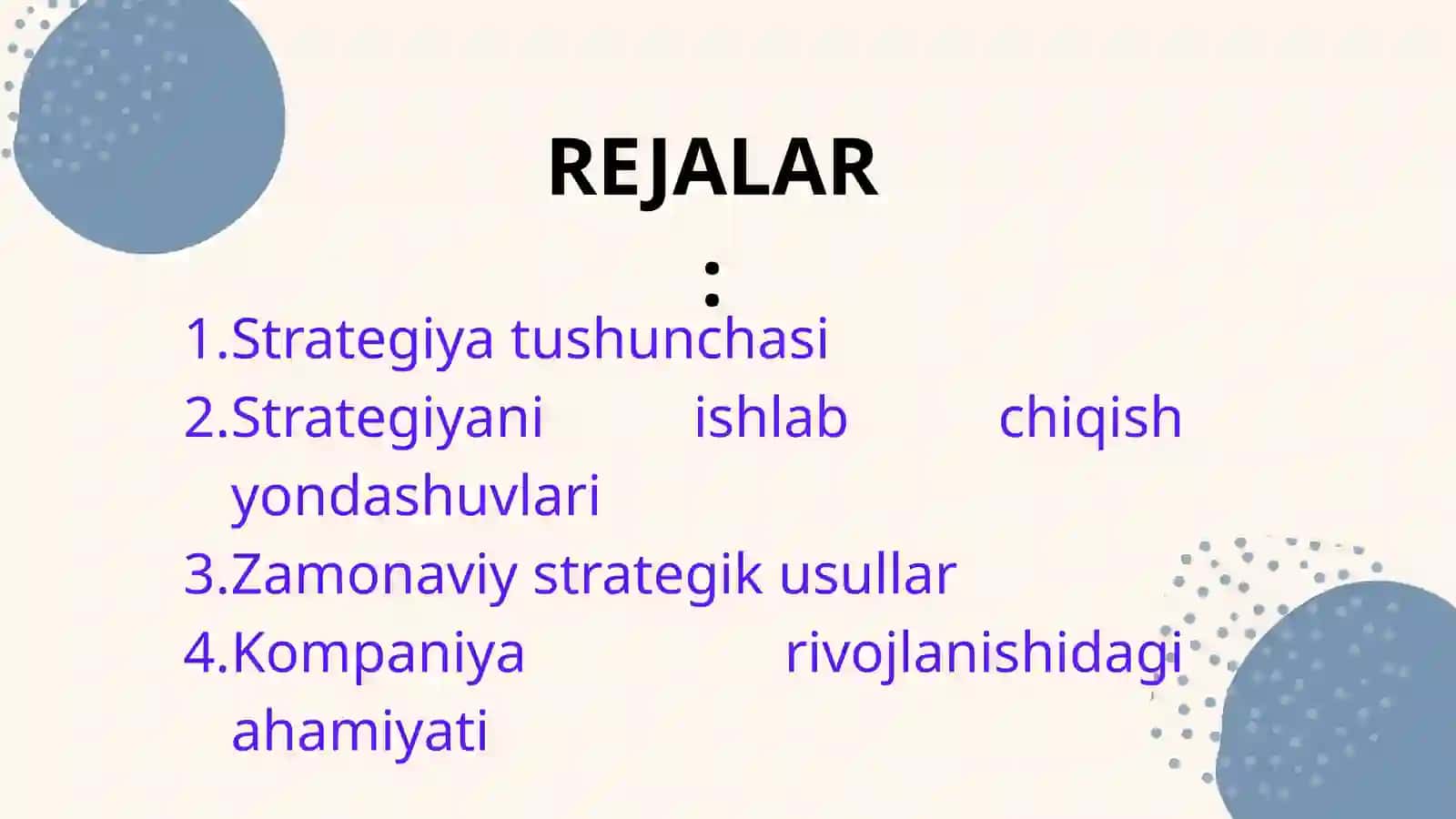 Kompaniya strategiyasini ishlab chiqarishga qaratilgan yondashuvlarning xususiyatlari 2