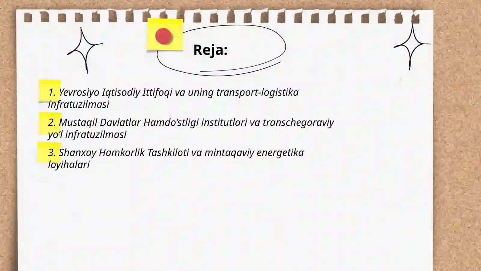 Yevrosiyo Iqtisodiy Ittifoqi va uning Transport-Logistika Infratuzilmasi 2