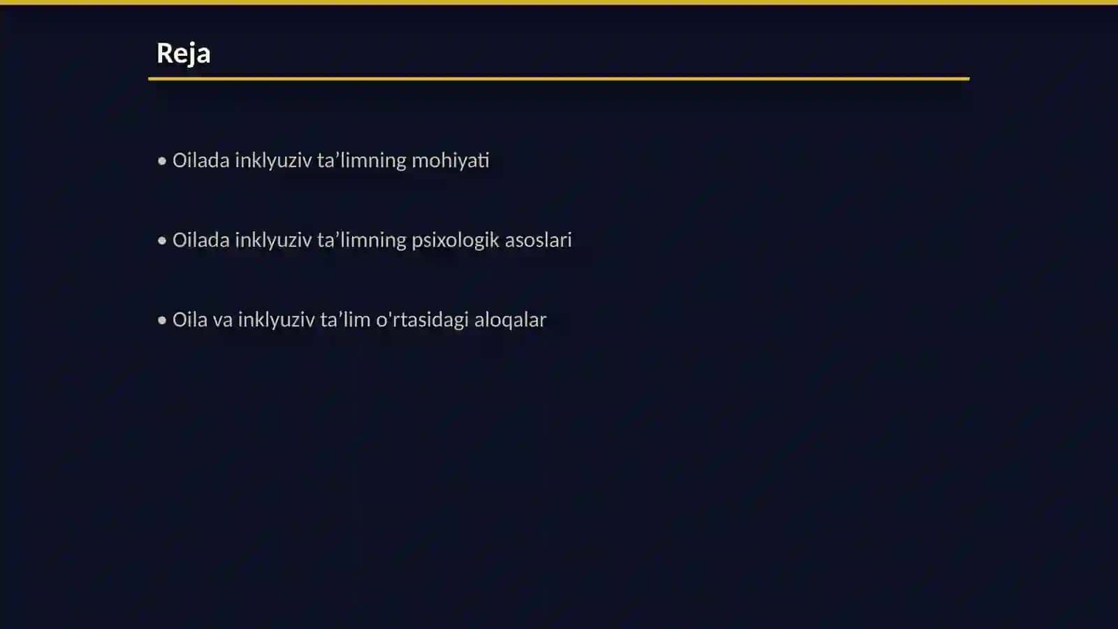 Oilada inklyuziv taʼlim tarbiyaning psixologik xususiyatlari 2