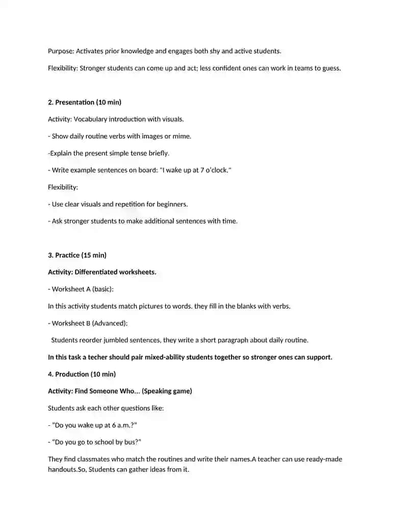 lesson plan 2