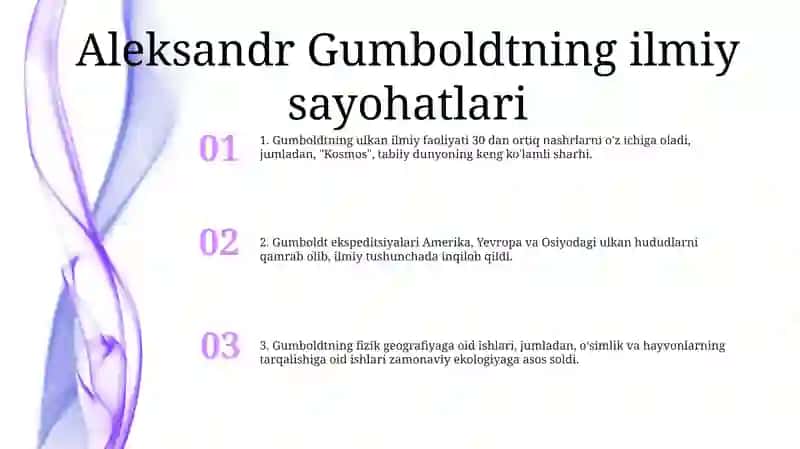 Aleksandr Gumboldtning Geografiya Fani Qo'Shgan Hissasini Tadqiq Qilish 2
