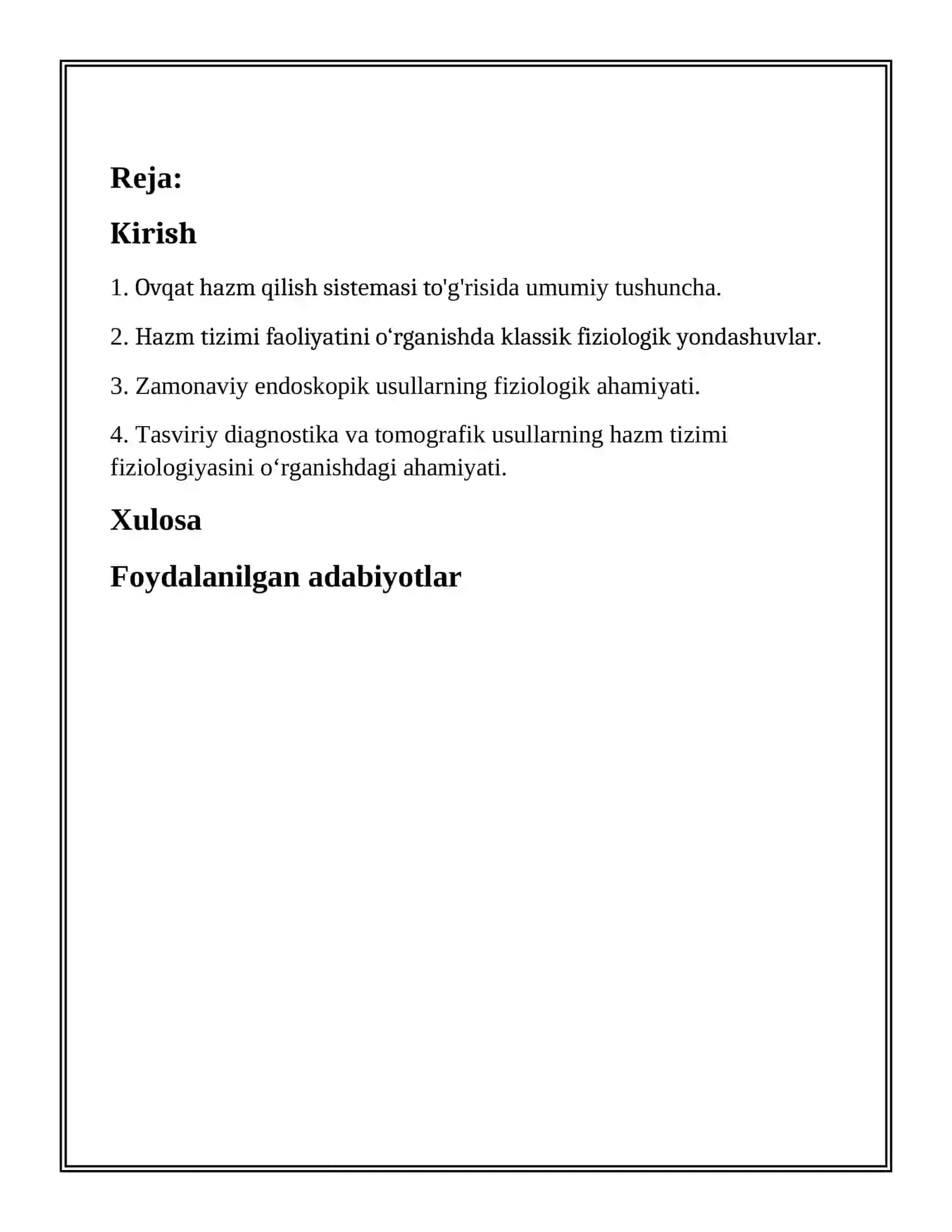 Hazm tizimi faoliyatini o'rganishning yangi usullari 2
