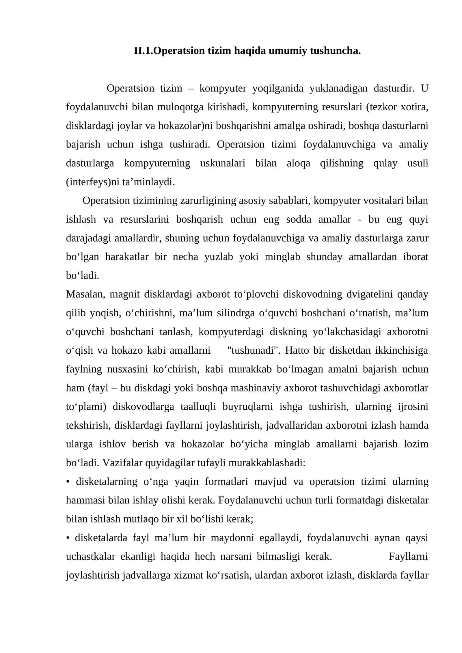Operatsion tizimlar va ularning turlari 2