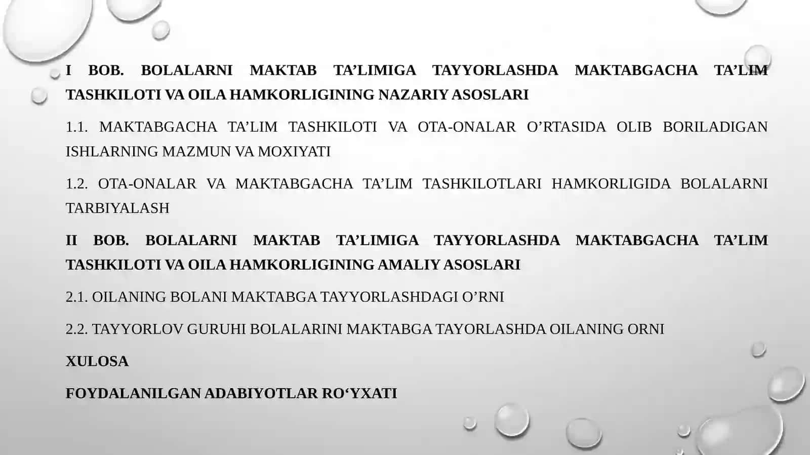 Bolalarni maktab ta'limiga tayyorlashda maktabgacha ta'lim tashkiloti va oila hamkorligi 2