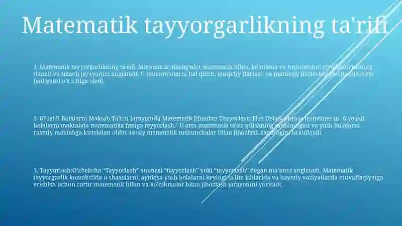 6YoshliBolalarni Maktab Ta'Lim Jarayonida Matematik JihatdanTayyorlash 2