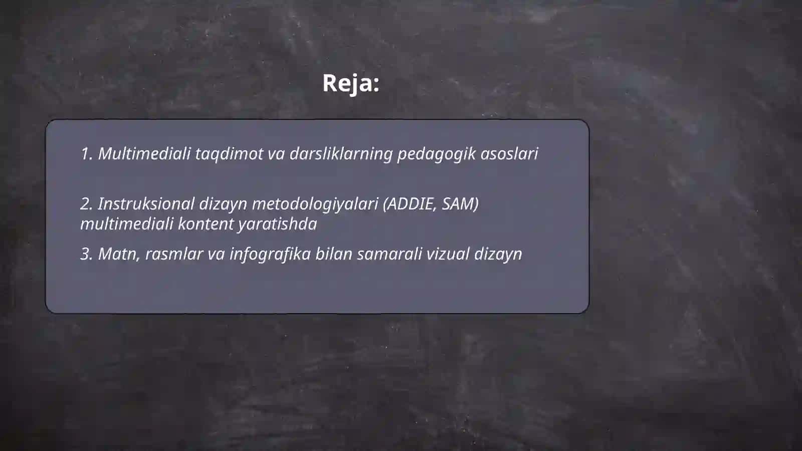 Multimediali taqdimot va darsliklar 2