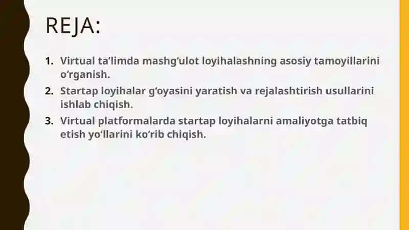 Virtual ta'lim uchun mashg'ulotlarni yaratish 2