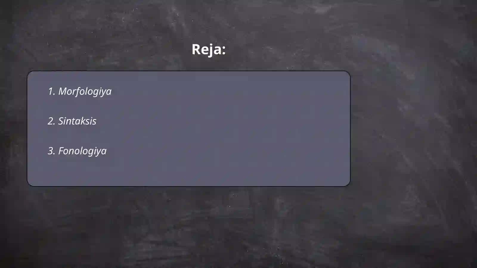 Morfologiya 2
