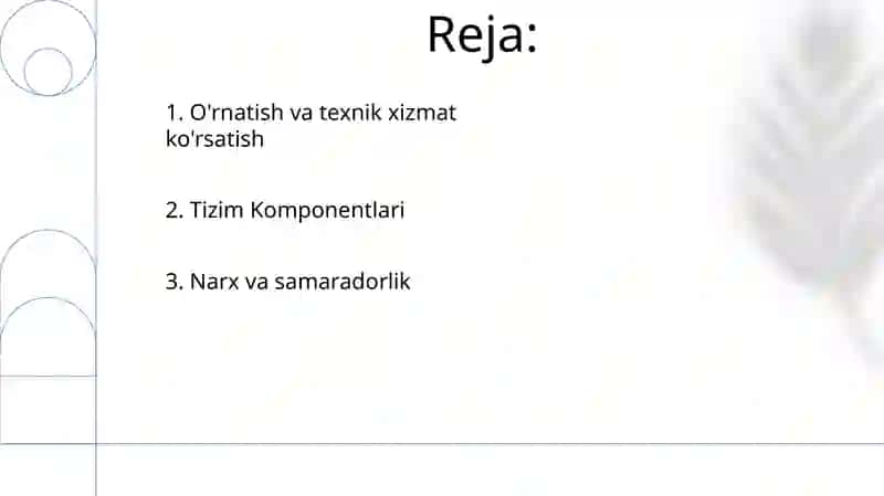 Elektr energiyadan foydalangan holda isitish tizimlari 2