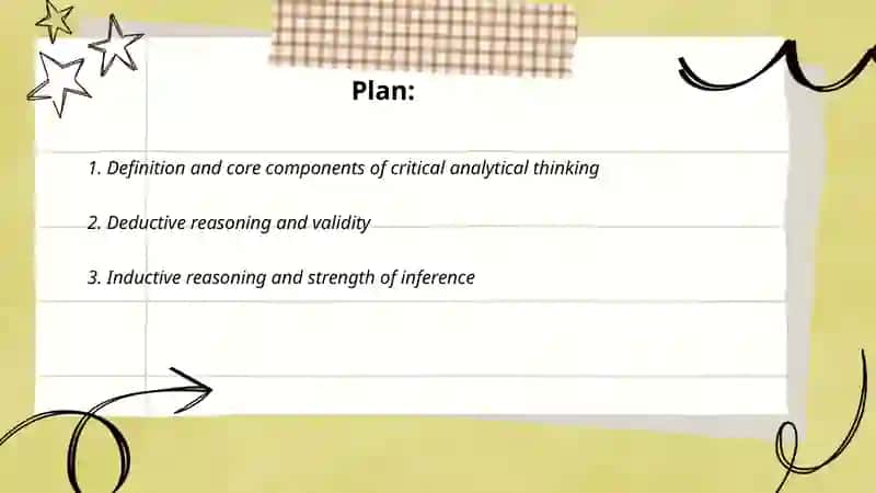Critical analytical thinking 2