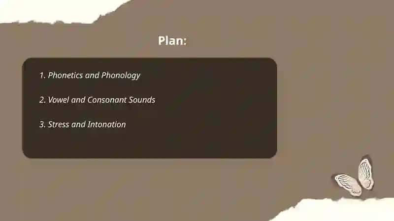 Phonetics and Phonology 2