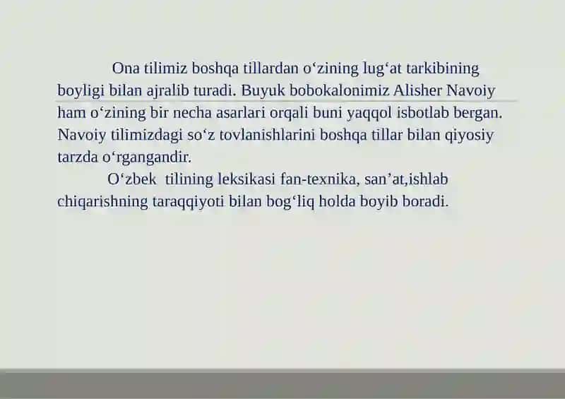 SO'ZLARNING BOYIB BORISH MANBALARI 2