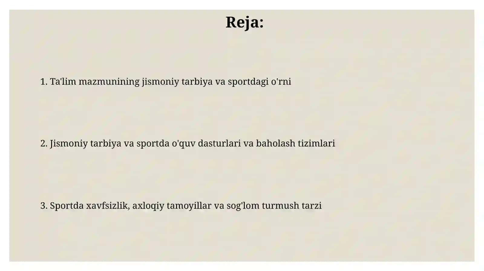 Tarbiya   mazmuni va uning   jismoniy   tarbiya  va sportdagi  ahamiyati 2