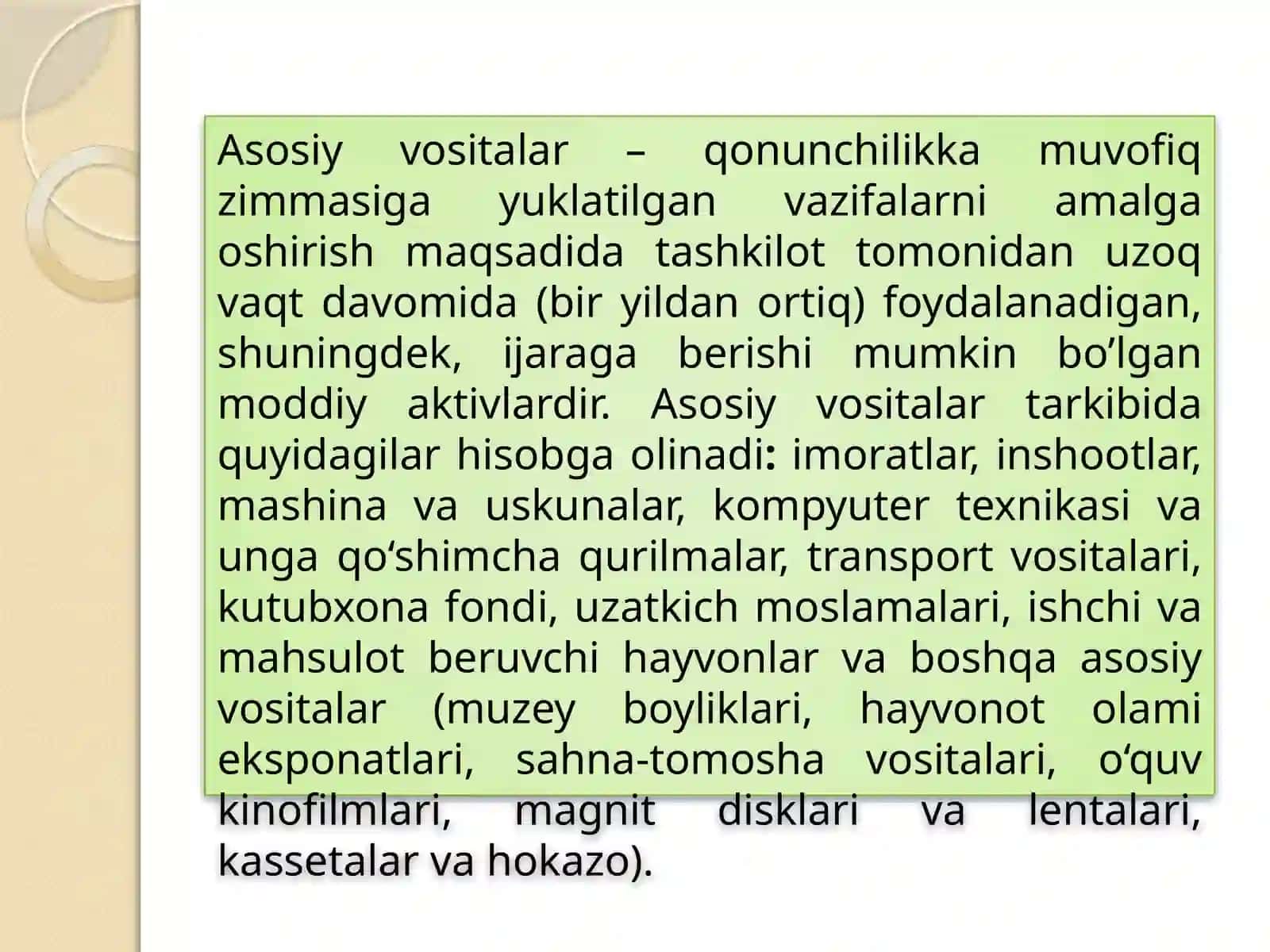 Budjet tashkilotlarida nomoddiy aktivlar hisobi 2