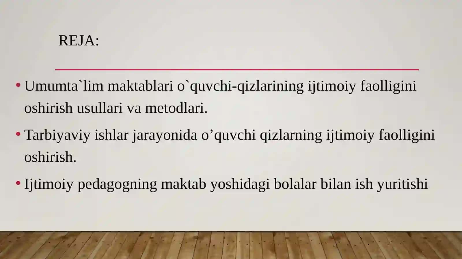 Umumta`lim maktablar o`quvchi-qizlarining ijtimoiy faolligini oshirish usullari va metodlari. Ijtimoiypedagogning maktab yoshidagi bolalar bilan ishi 2