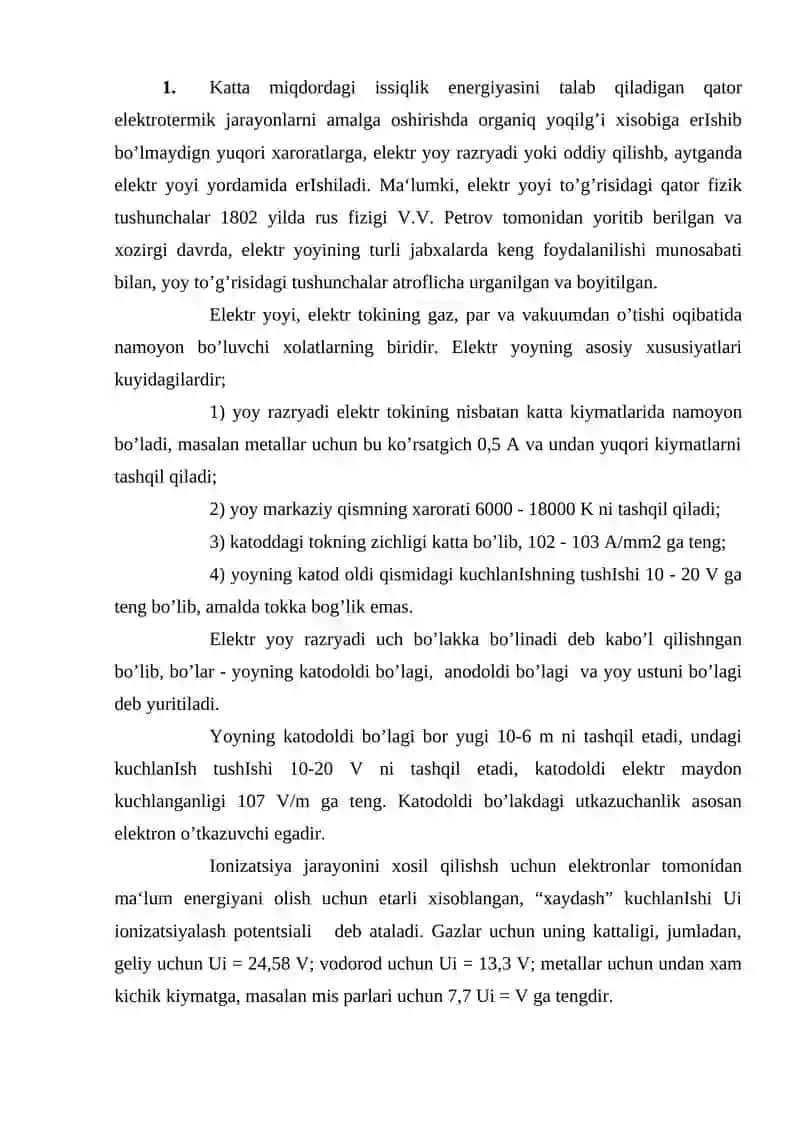 Elektr yoy pechlari 2