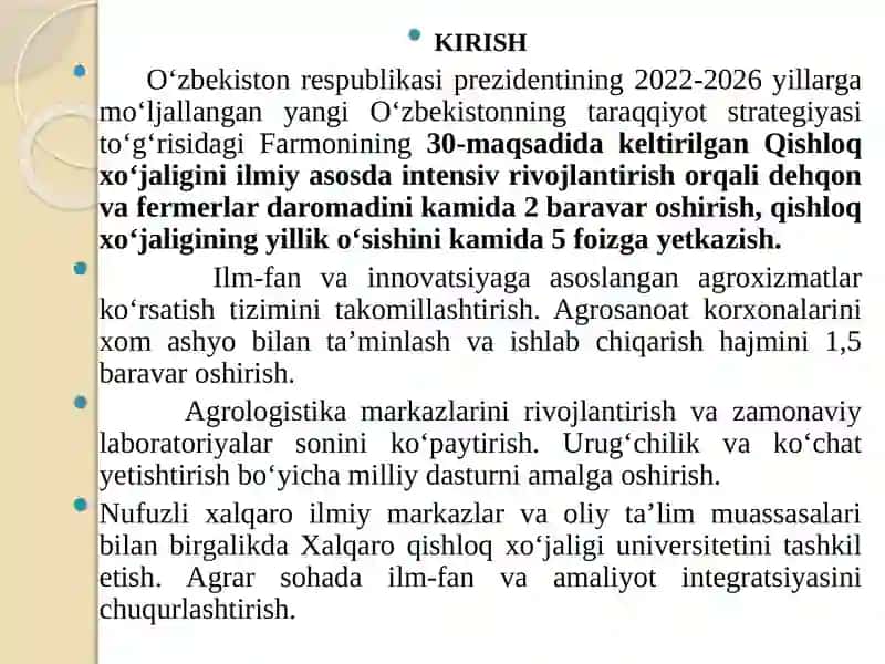 Don qayta ishlash korxonalarida donning maydalash jarayonlarini o‘rganish va tahlil qilish 2