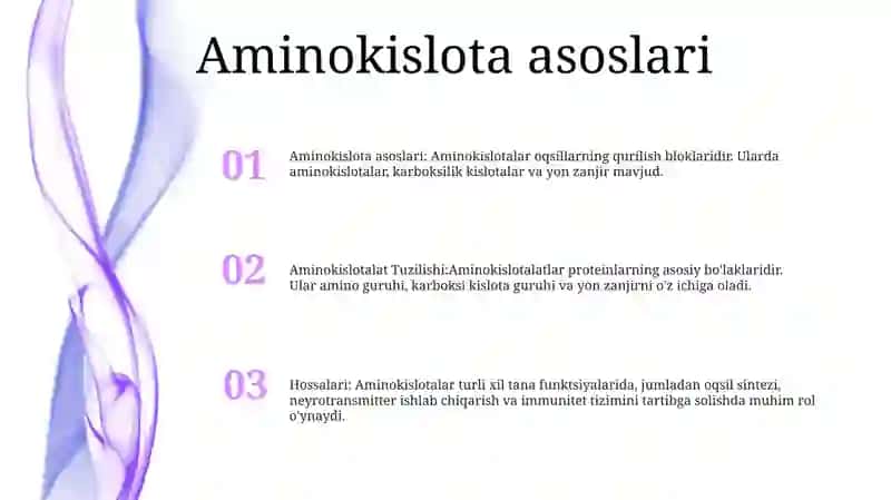 Aminokislotalat Tuzilishi Va Hossalari 2
