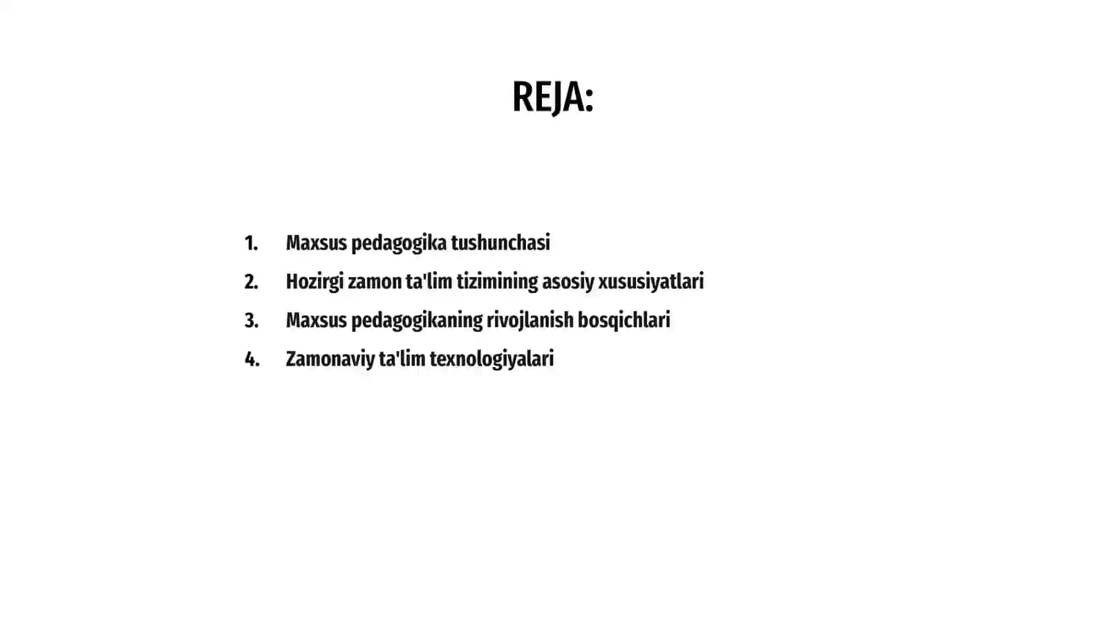 Maxsus pedagogikaning hozirgi zamon tizimi 2
