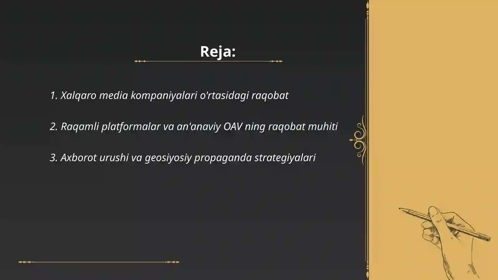 Jaxon media va axborot makonida raqobat muhiti 2