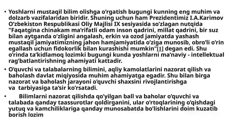 Bilim oloshni tashhis qilish 2