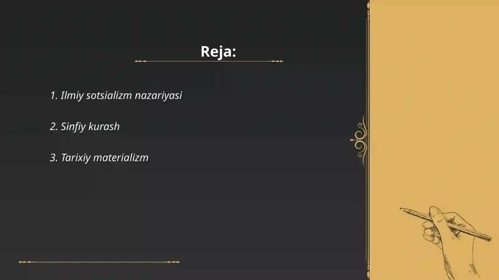 Karl marks va Friedrich Engelsning iqsodiy goyalari 2