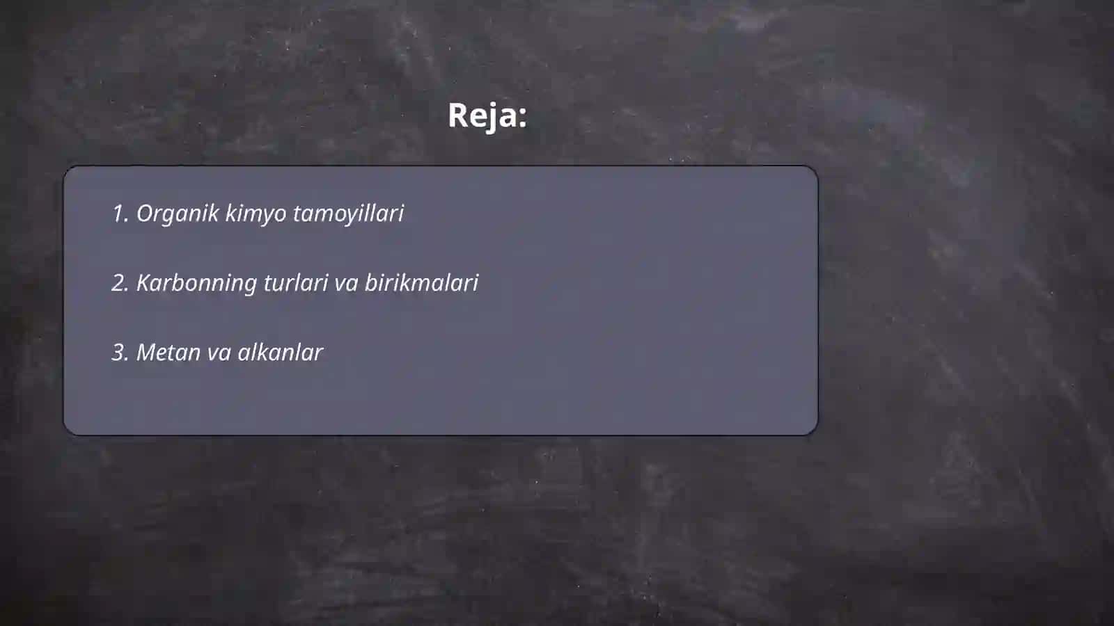 Organik kimyo tamoyillari 2
