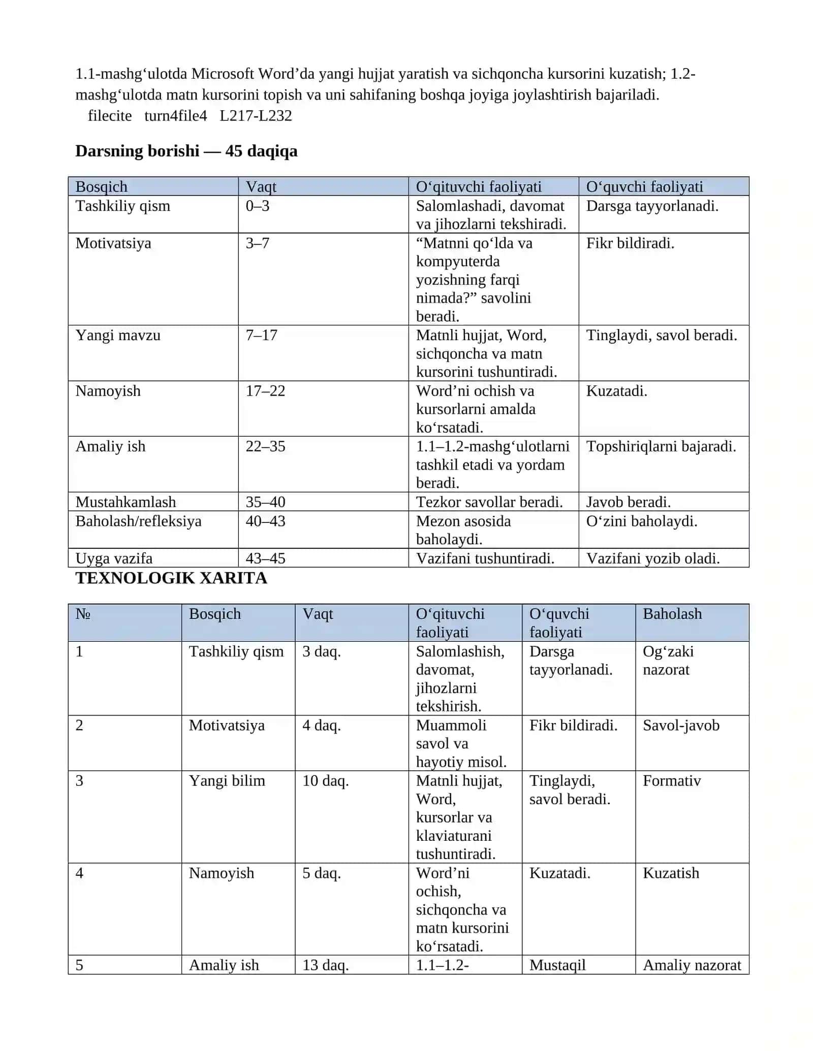 5-SINF INFORMATIKA VA AXBOROT TEXNOLOGIYALARI 2