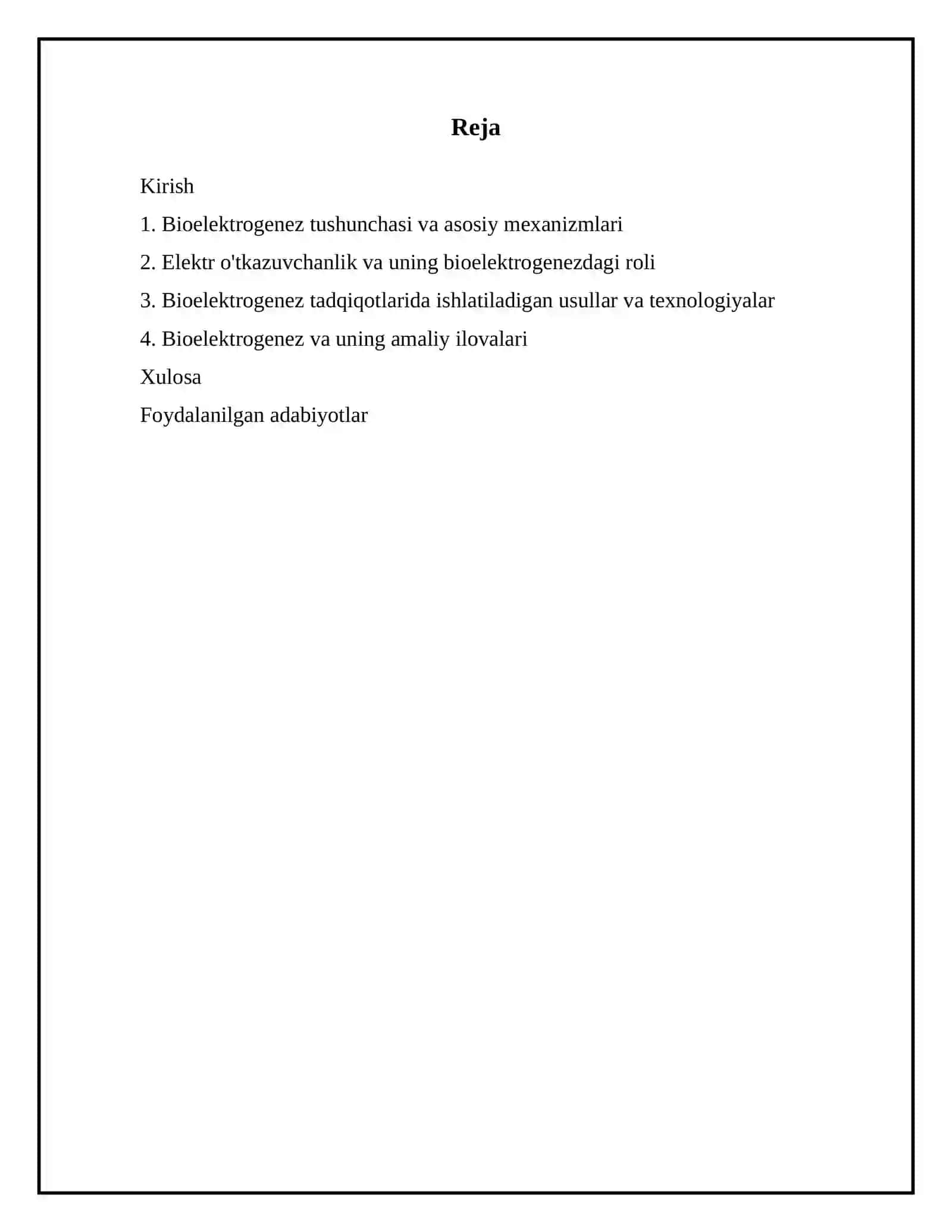 Bioelektrogenez va elektr o'tkazuvchanlik 2