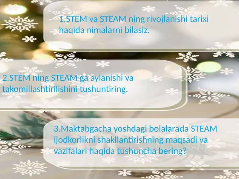STEM va STEAM ta’lim texnologiyasi. 2