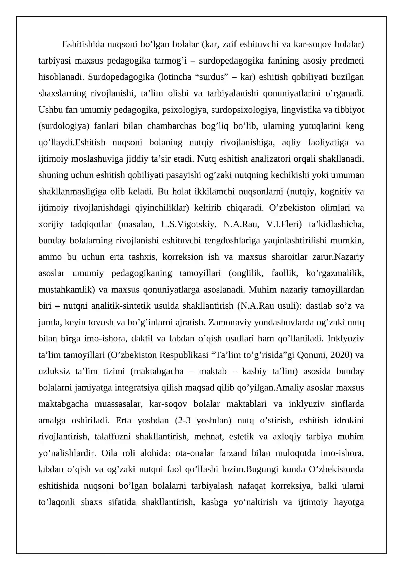 Eshitishida nuqsoni bo’lgan bolalar tarbiyasining nazariy va amaliy asoslari 2