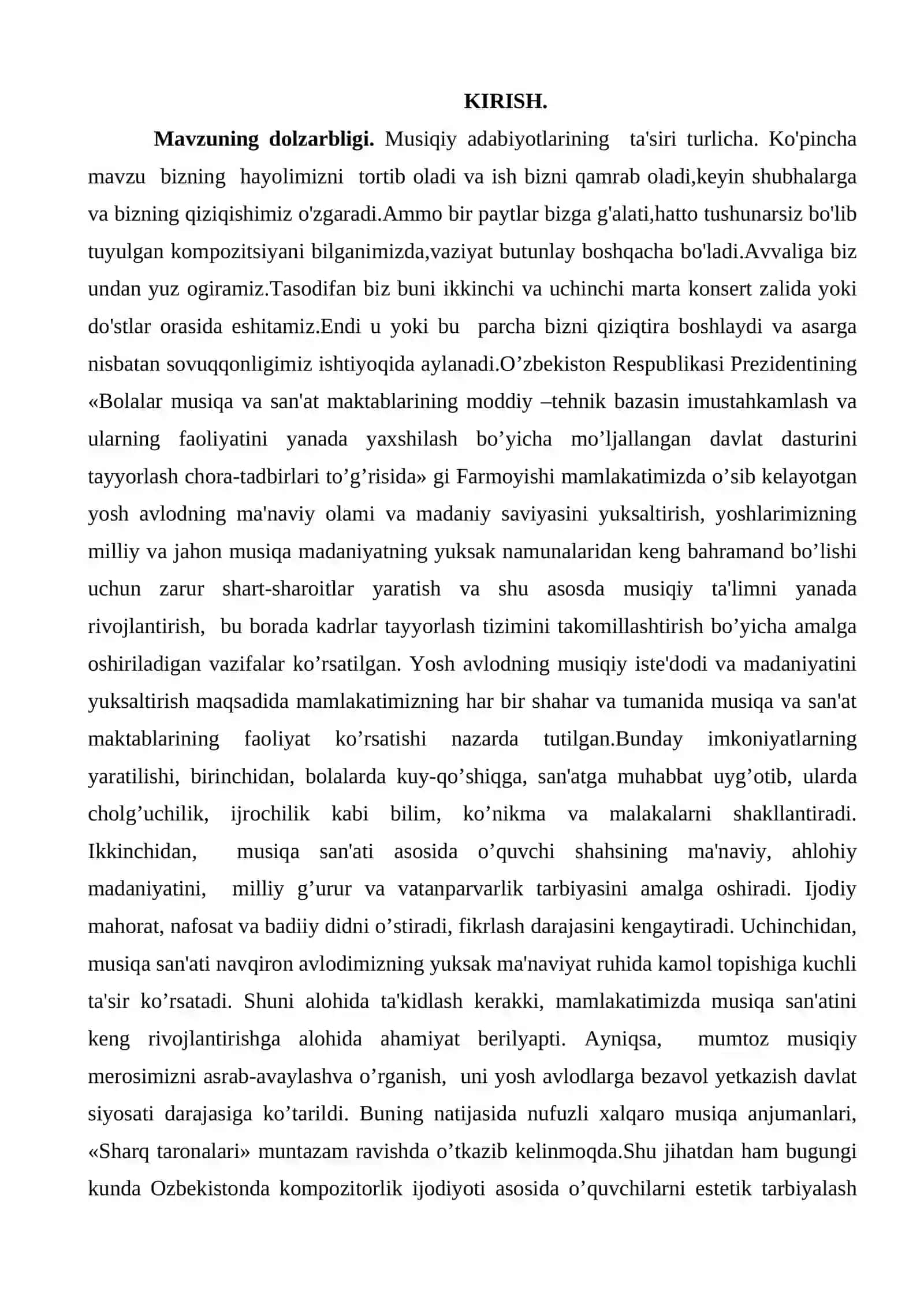 Musiqiy adabiyotlar ta'siri 2