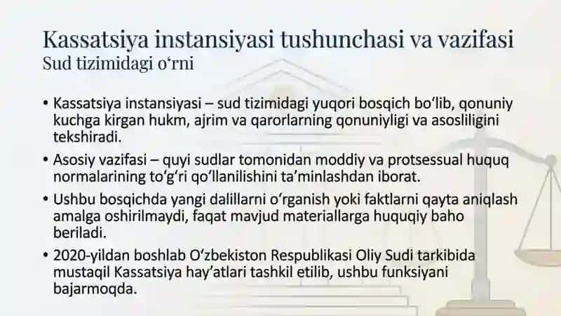 Kassatsiya instansiya sudda ish yuritish 324 pream 12 dan 324 pream 22 gacha 2