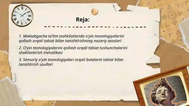 Maktabgacha ta’lim tashkilotlarida o'yin texnologiyalarini qollash orqali tabiat bilan tanishtirishning mohiyati 2