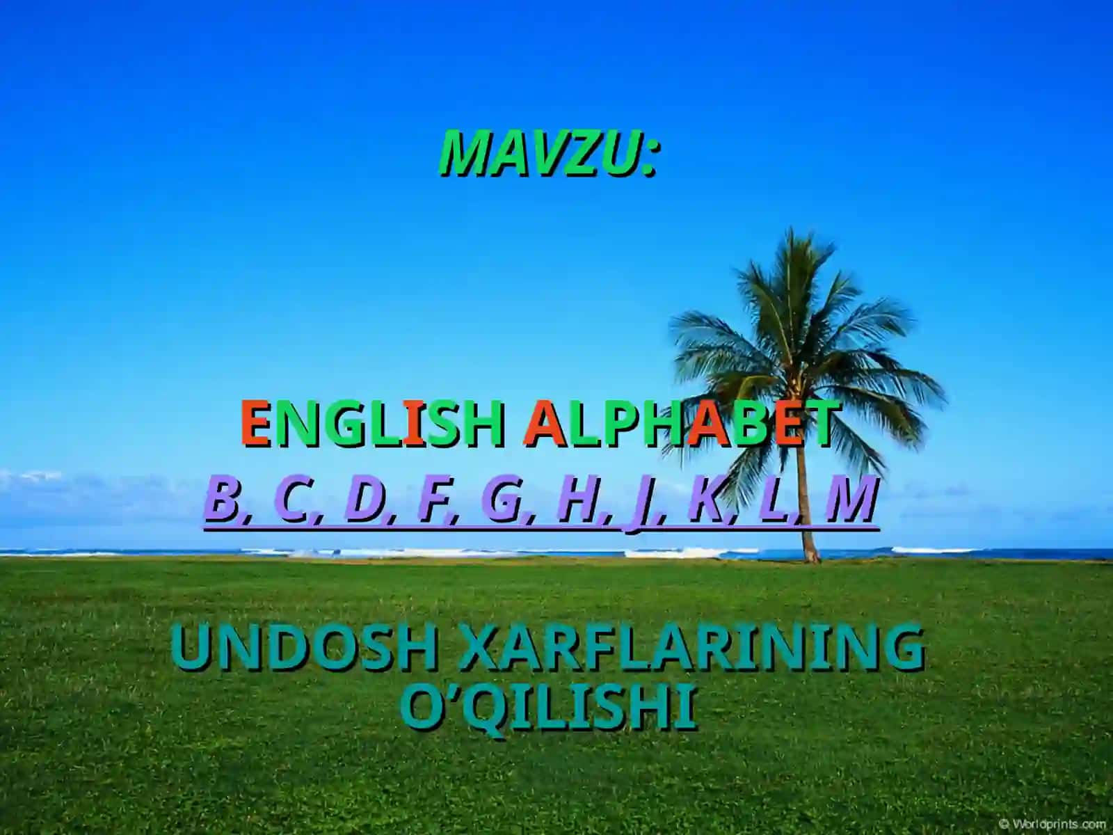 INGLIZ TILI FANI O’QITUVCHISI 2