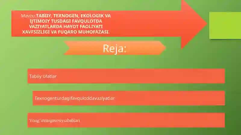Baxodirova Nozimananing hayot faoliyati xavfsizligi va Fuqoromuhofazasifani 2