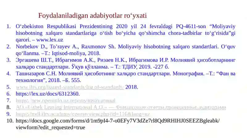 Баҳоланган Мажбуриятлар, Шартли Мажбуриятлар, Шартли Активлар. 2