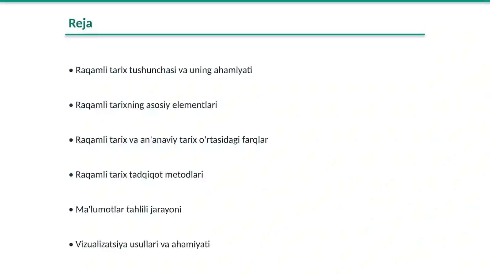 Raqamli tarix tushunchasi 2