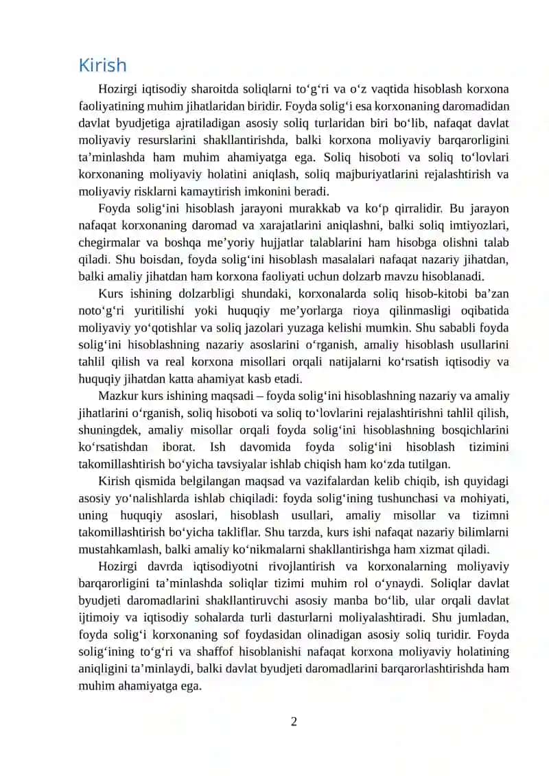 Foyda solig'ini hisoblash 2