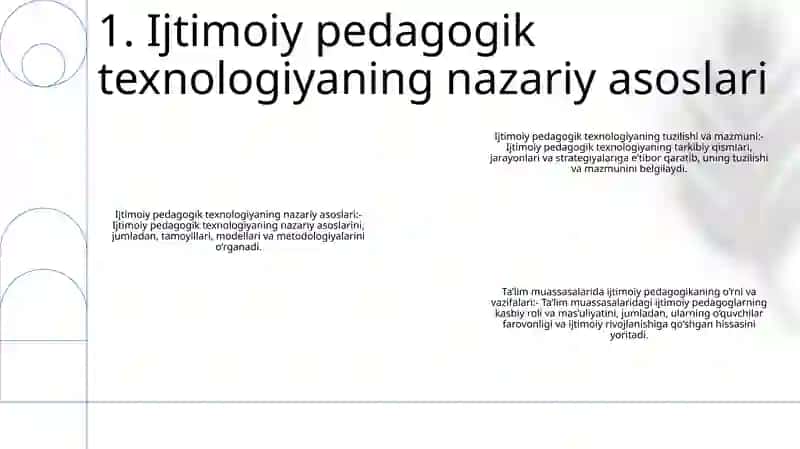 Ijtimoiy Pedagogik Texnologiya Strukturasi Va Mazmuni 2