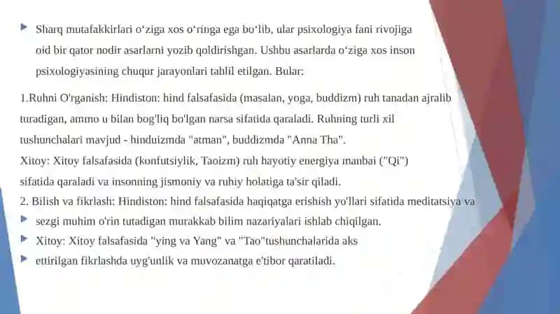 SHARQ MUTAFAKKIRLARNING PSIXOLOGIK QARASHLARI 2