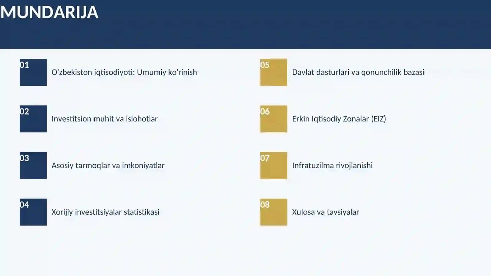 Xorijiy investitsiyalarni jalb qilish strategiyasi 2