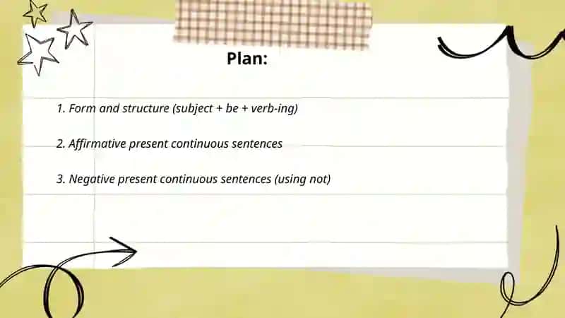 Present continuous 2