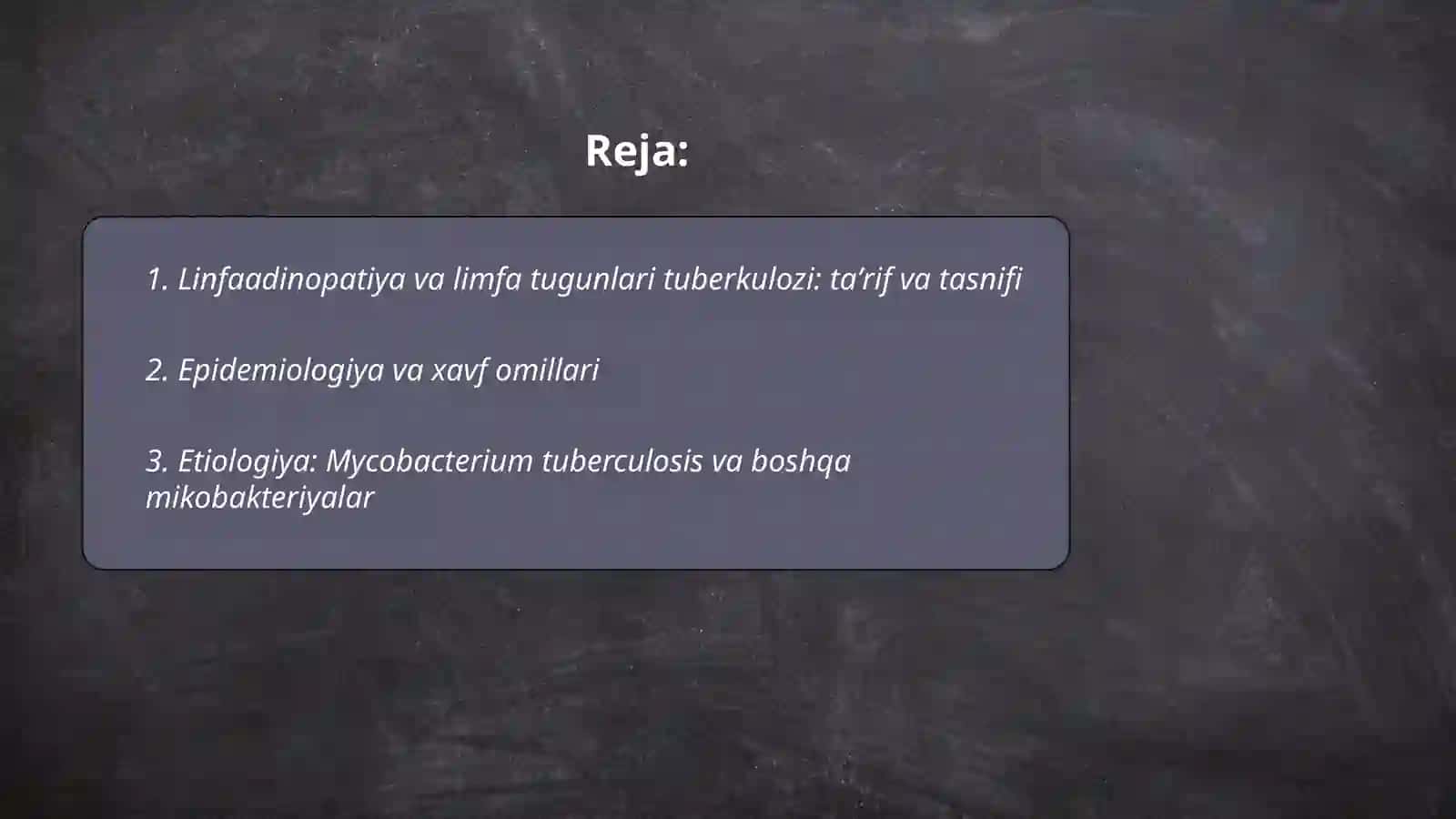 Linfaadinopatiya.Limfa tugunlari tuberkulozi 2