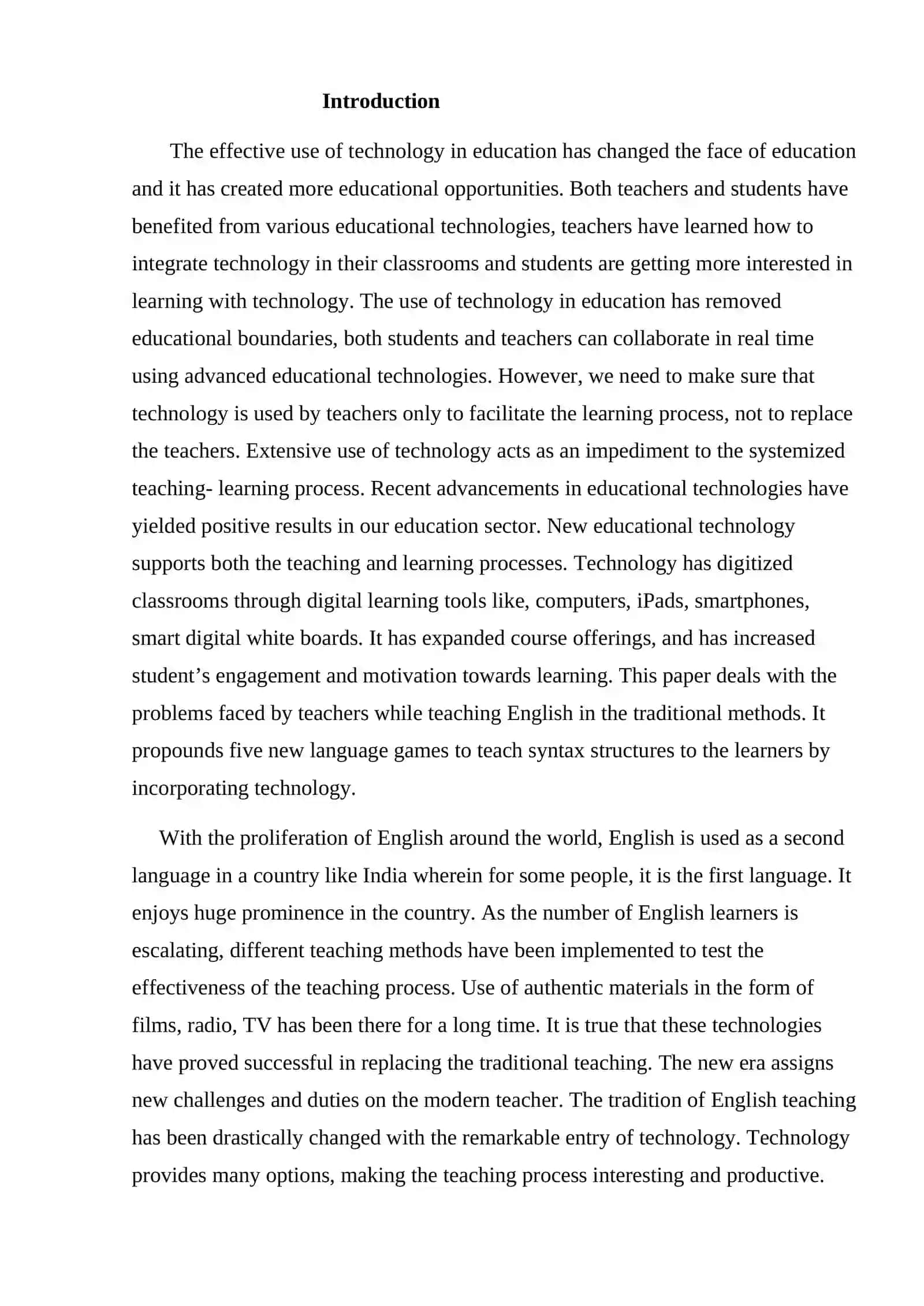 The role of new technology in teaching process 2